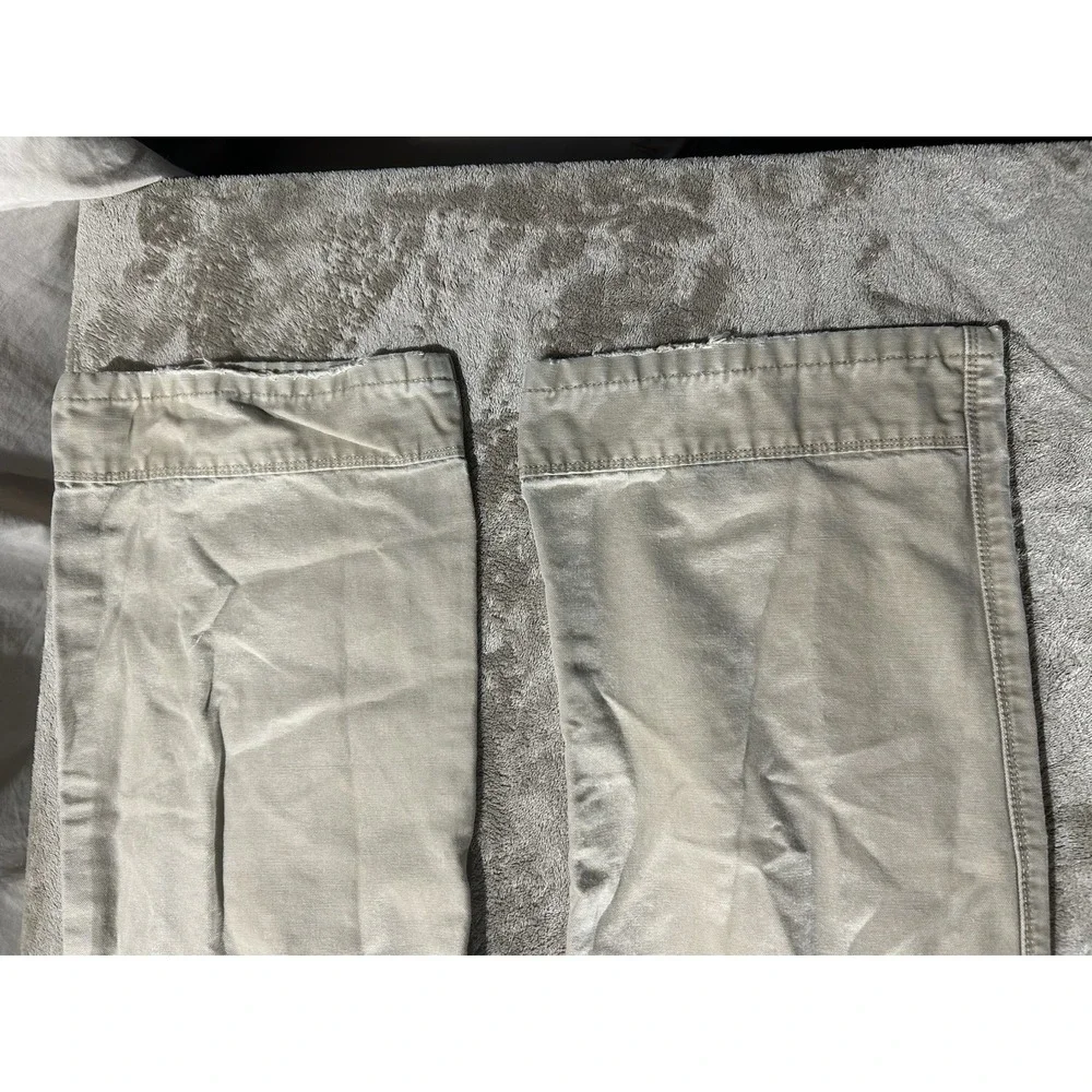 Eddie Bauer Men's Work Pants Khaki Tan Straight Leg Chinos Size 36x32